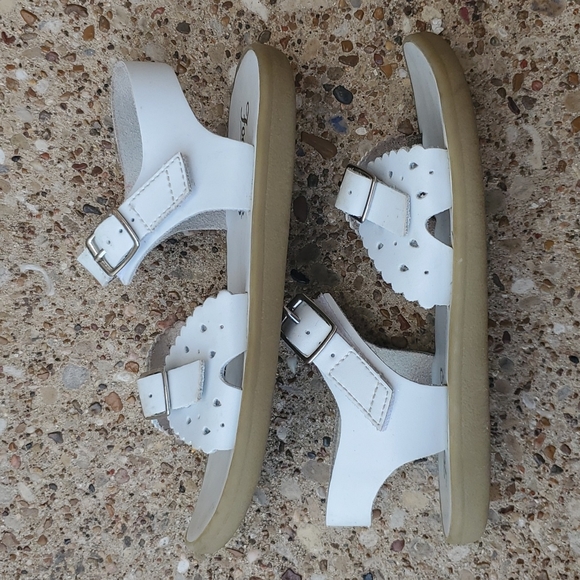 white footmates sandals